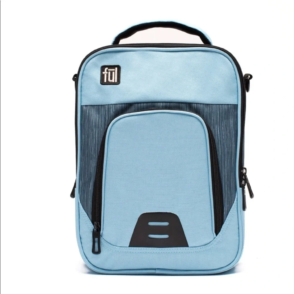 FUL TANGO MESSENGER BAG, TABLET COMPARTMENT, SKY BLUE